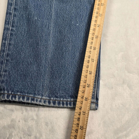 Levi's Vintage 501 Jeans Mens 36x32 Y2K Blue Button Fly Made in Mexico (34x30.5) - Picture 7 of 10